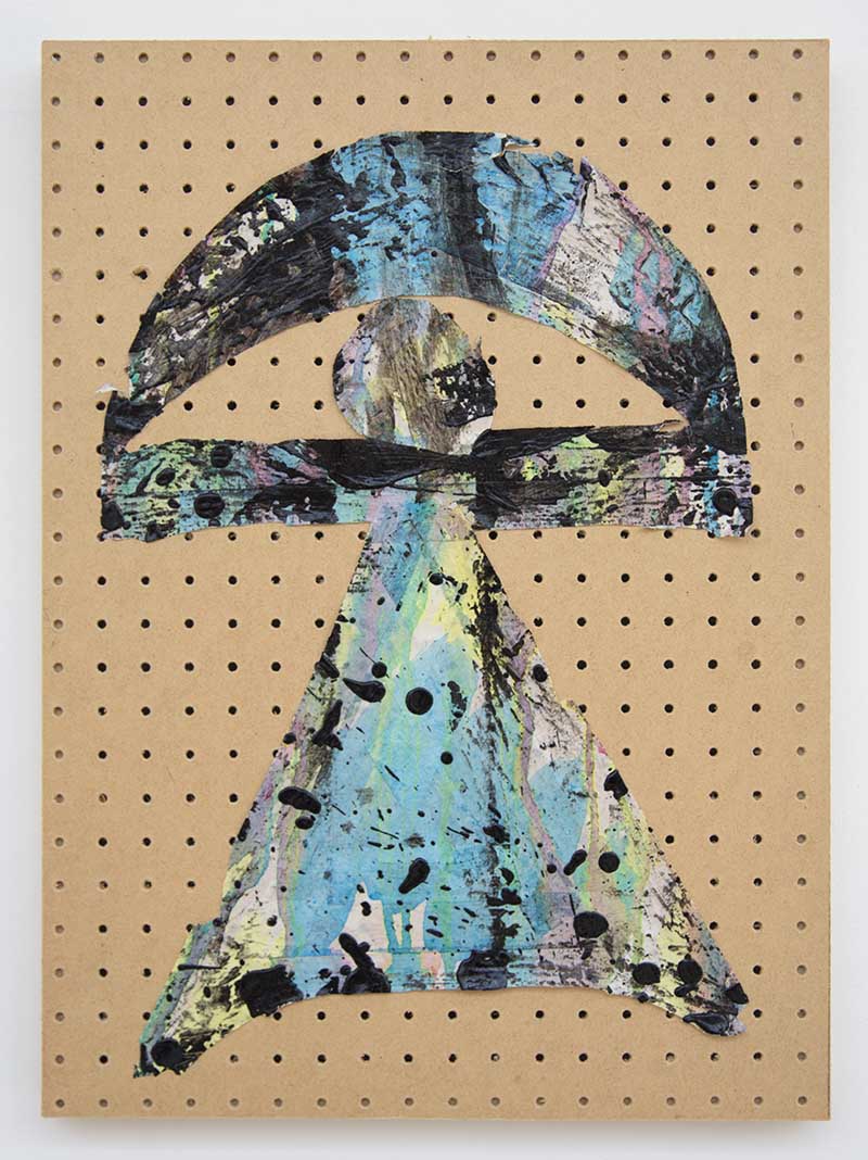 Jonathan Kelly - Tanit 23 - Acrylic on Paper on Board - 35x47cm